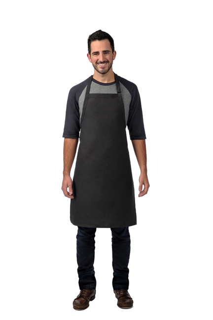 220NP No Pocket Butcher Apron 34 X 24. Made In The USA-0