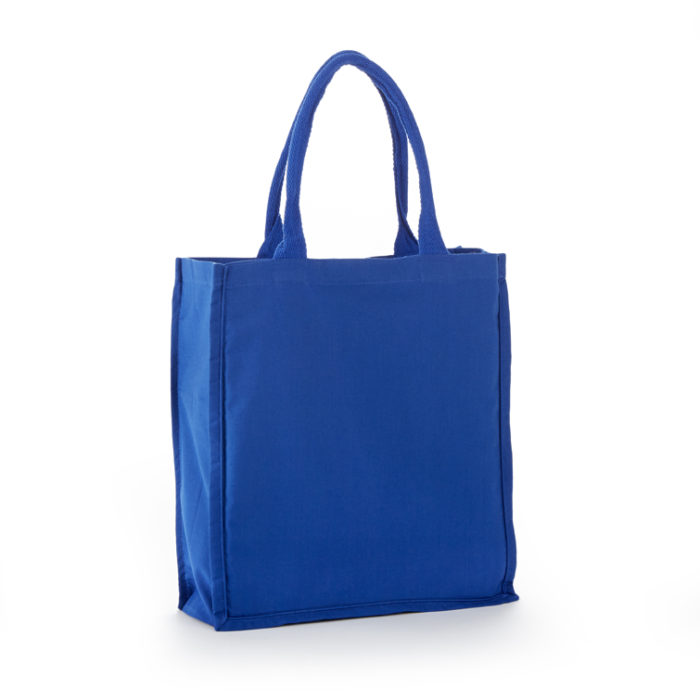 TB6117 100 % COTTON TOTE WITH FANCY WEB HANDEL FULL SIDE & BOTTOM GUSSET 15 "X 16" X 6" -288