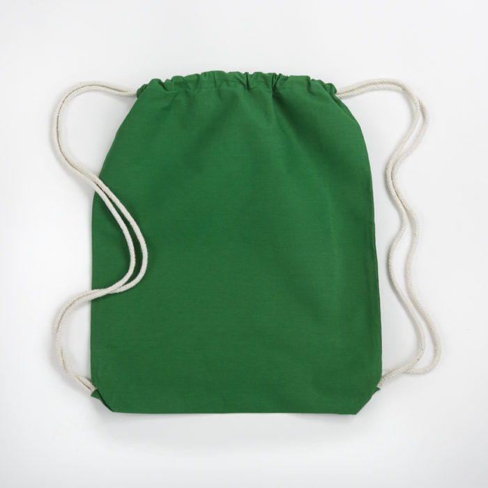 TB600 Cotton Drawstring Backpack With Gusset 15x16x3-413
