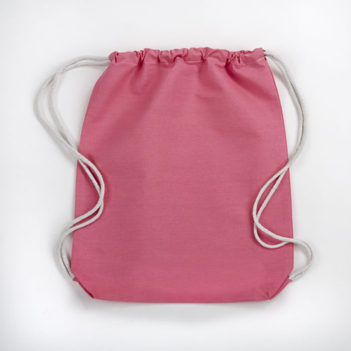 TB600 Cotton Drawstring Backpack With Gusset 15x16x3-418