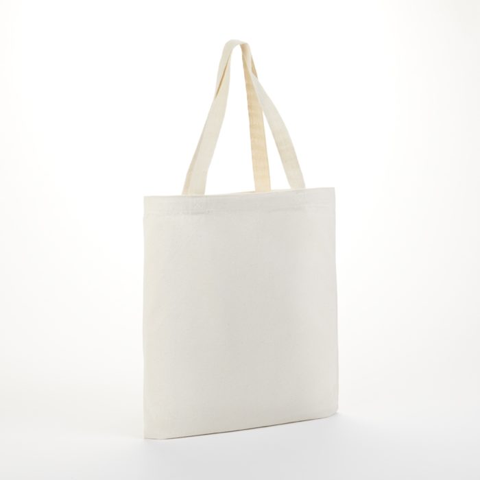 CB102. 12.oz Cotton Canvas Promo tote Bag with Web Handles 15"W x 16"H -525