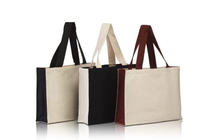 BG7599. Promo Tote with contrasting handles and full gusset-472